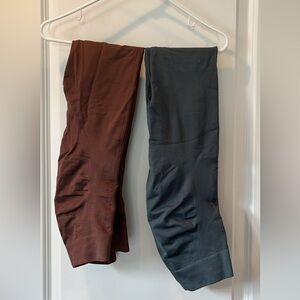 2 pairs of blanqi maternity leggings, size s